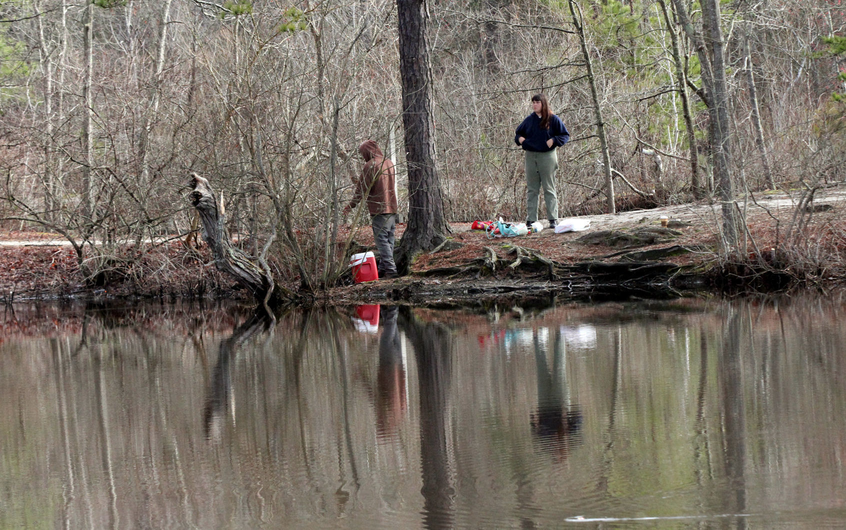 Trout fishing at Birch Grove